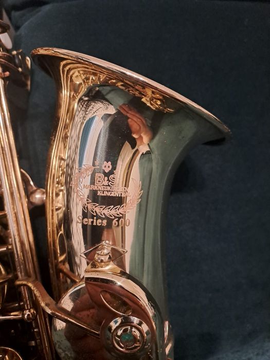 Saksofon altowy B&S z futerałem oryg.