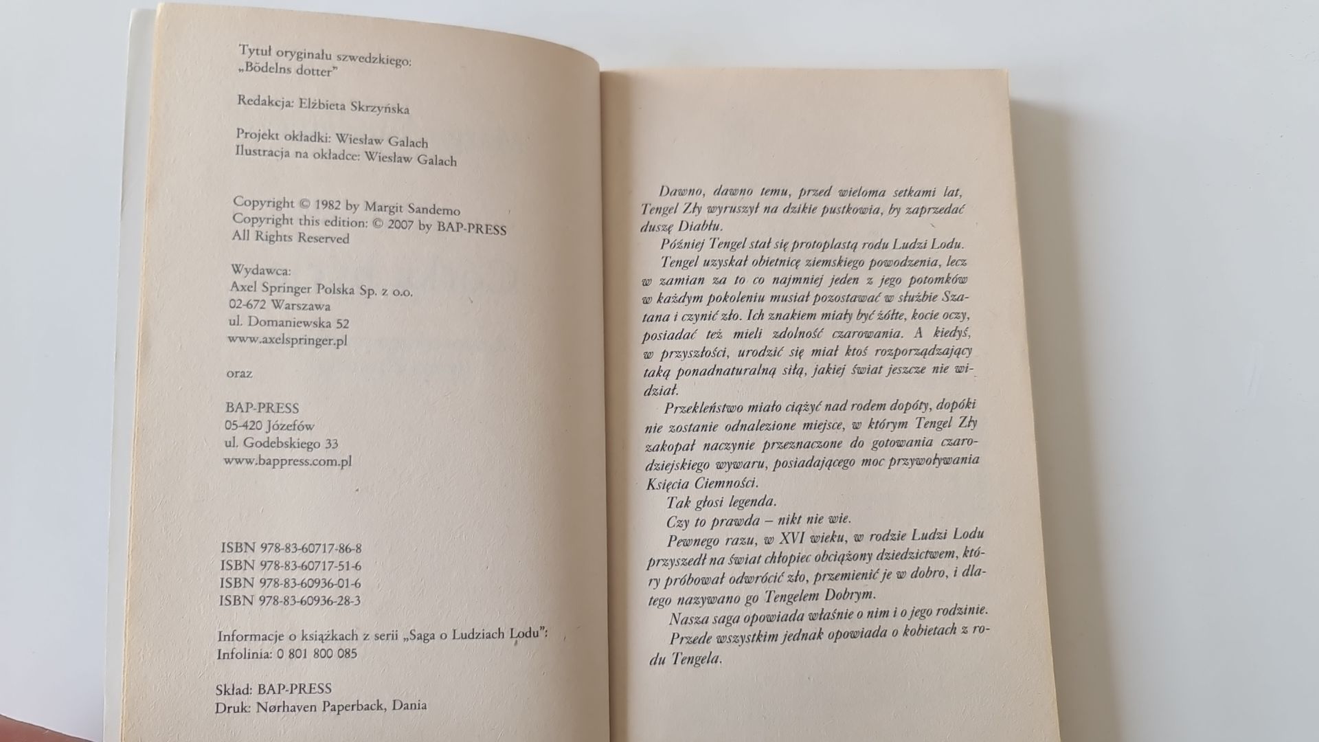 Saga o ludziach lodu Tom 8 Córka hycla Margit Sandemo część Nr t. cz.