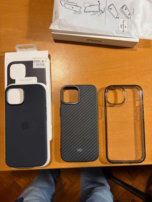 3 capas para IPhone 15 - o seu tlm seguro sem comprometer o estilo.