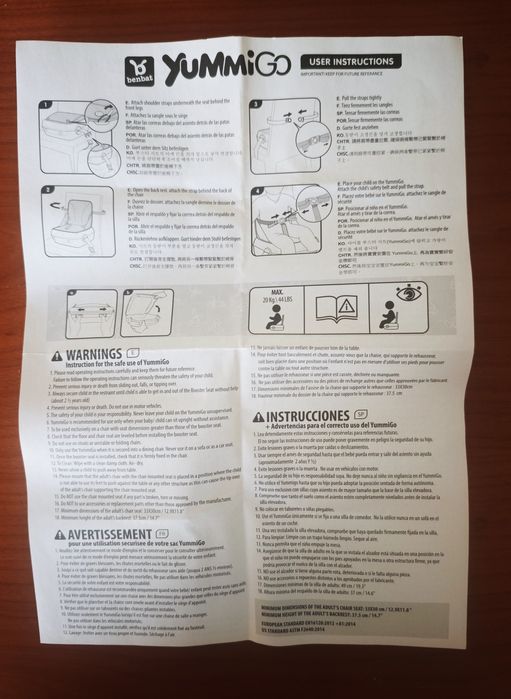 Mala / Assento para bebé