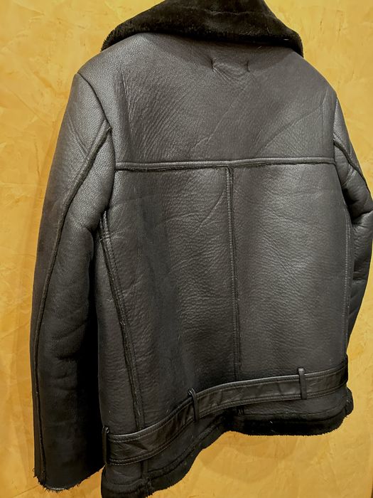 Дублянка авіатор, еко дублянка косуха, чорна дублянка пілот