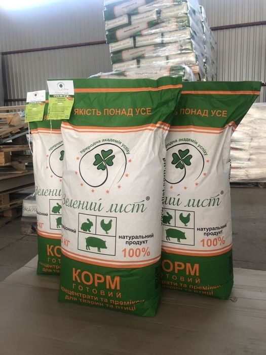 Комбикорм премиум класса «Зеленый Лист»
