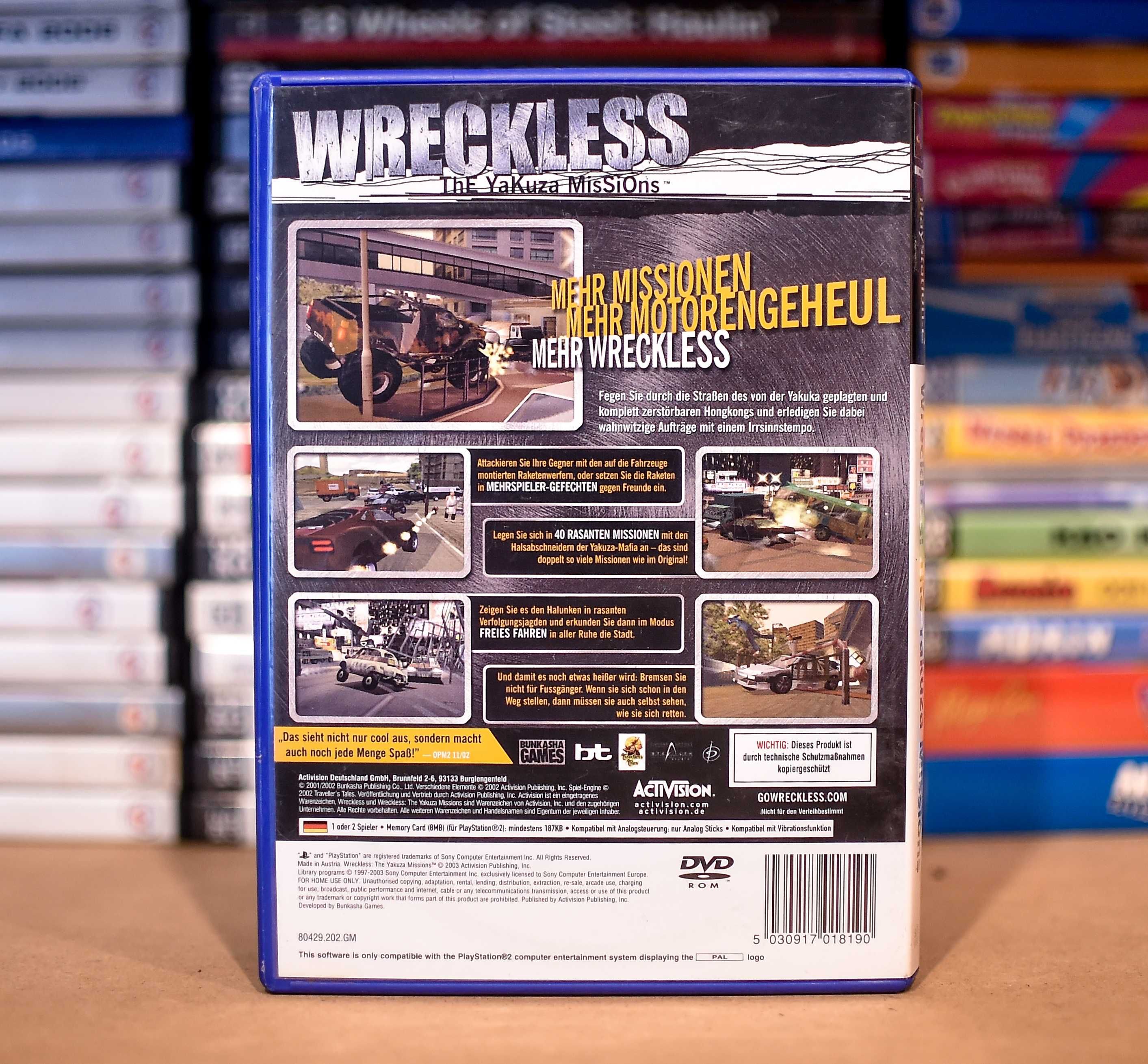 PS2 #  Wreckless: The Yakuza Missions