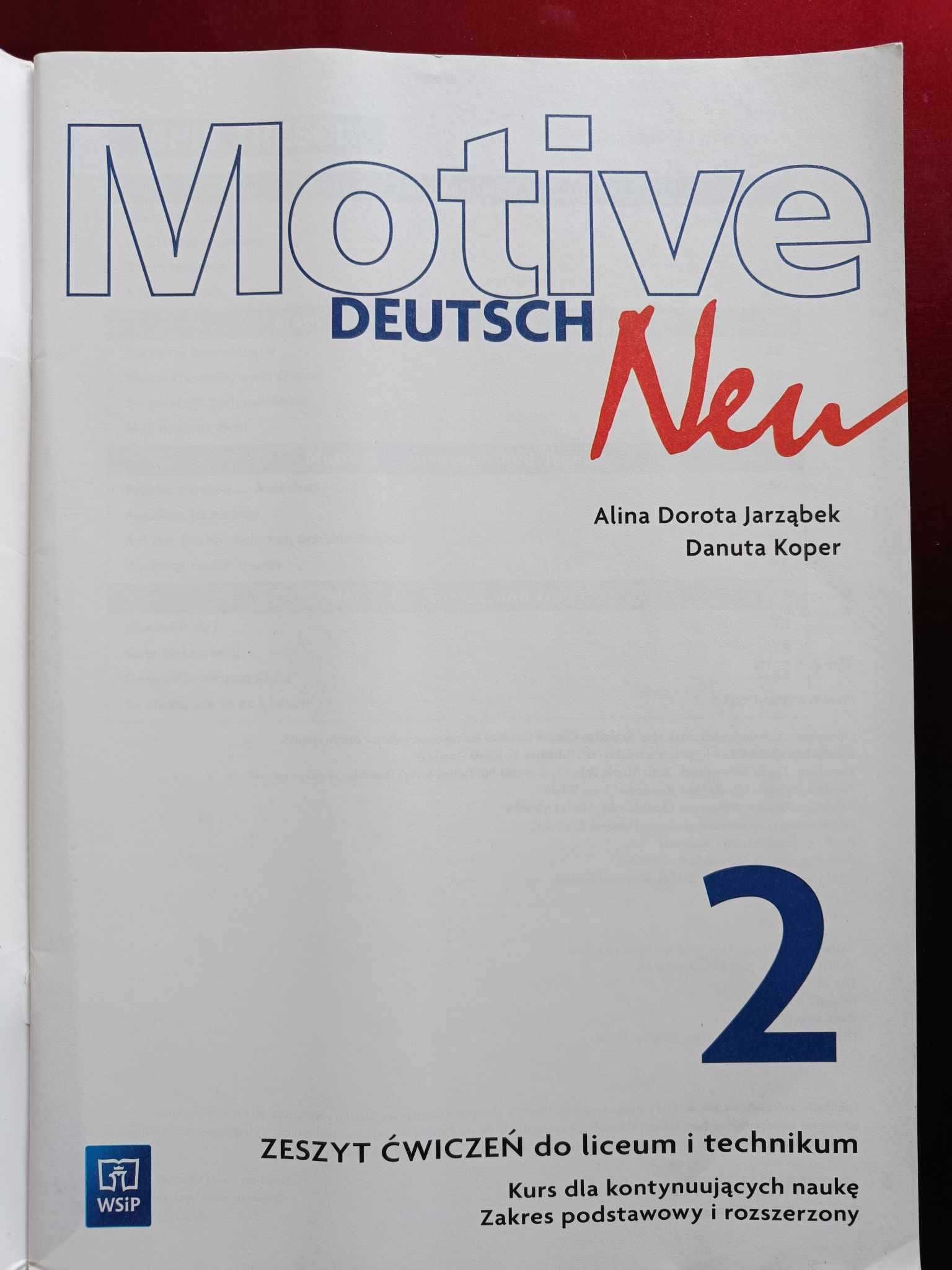 Motive Deutsch Neu 2 - zeszyt ćwiczeń