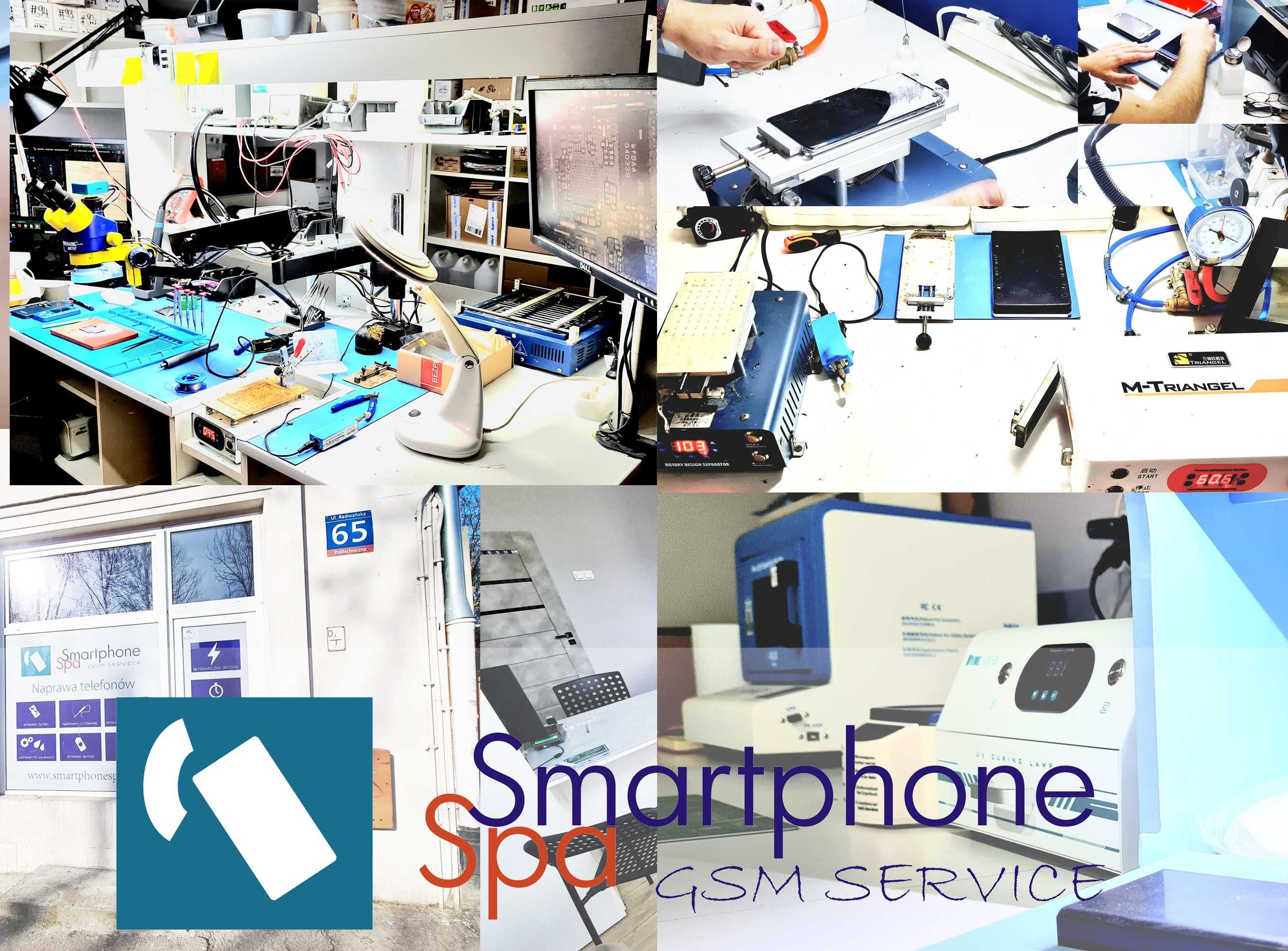 Wymiana  szybki klapki iPhone 8   X XS XS Max 11 12 13 Pro Max Laser