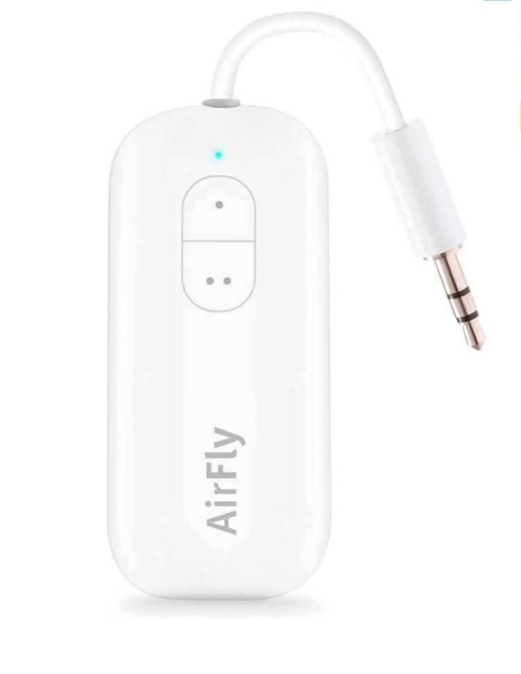 НОВЫЙ Адаптер bluetooth TwelveSouth AirFly Pro 3.5mm White для AirPods