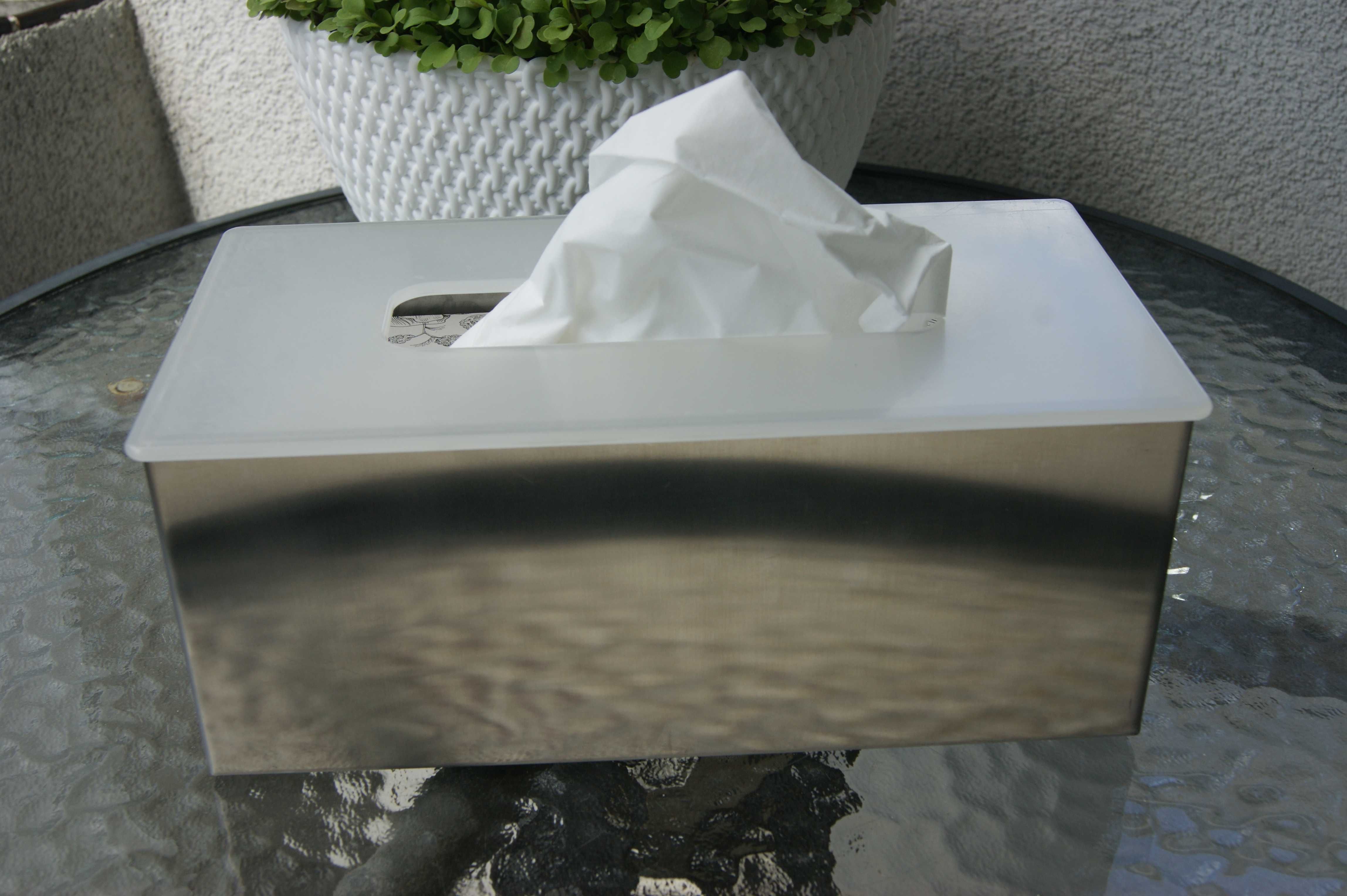 Metalowy chustecznik, pudełko na chusteczki IKEA
