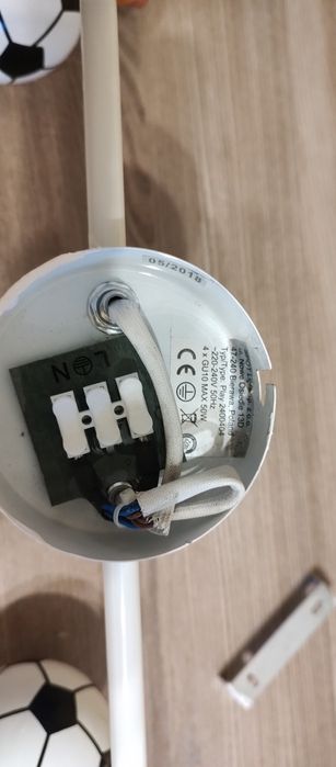 Lampa sufitowa piłka nożna