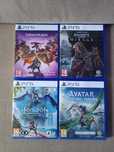 Troco estes 4 jogos por comando ps5 novo.