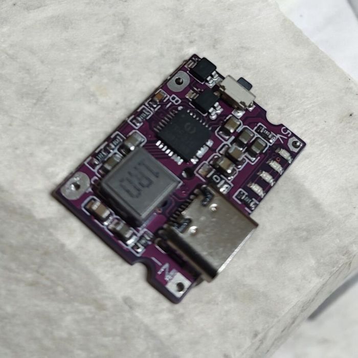 USB А Type C 3А плата повербанк брелок LED ліхтарик гнучкий IP5310