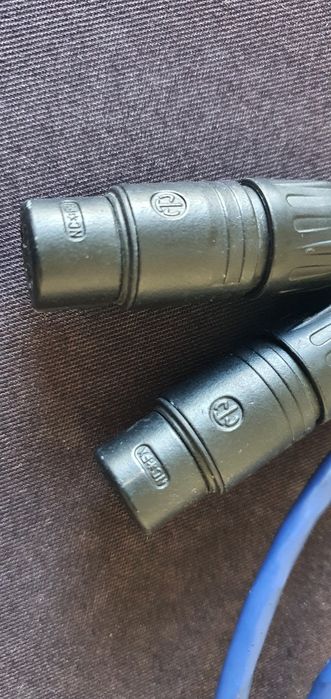 Cabo XLR, balanceado, fichas Neutrik, 1 m