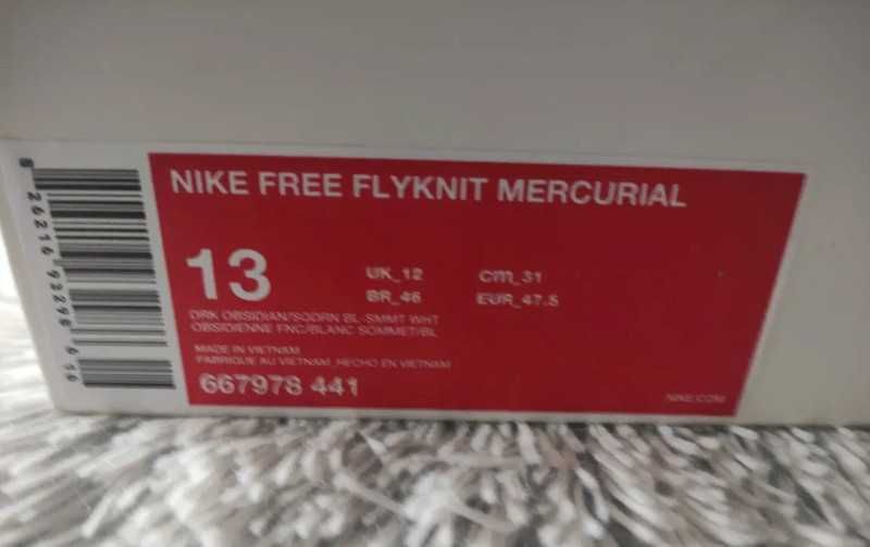 Buty Nike Free Flyknit Mercurial 47,5