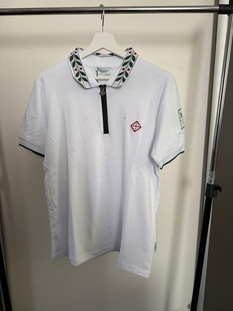 Koszulks Polo biala Casablanca