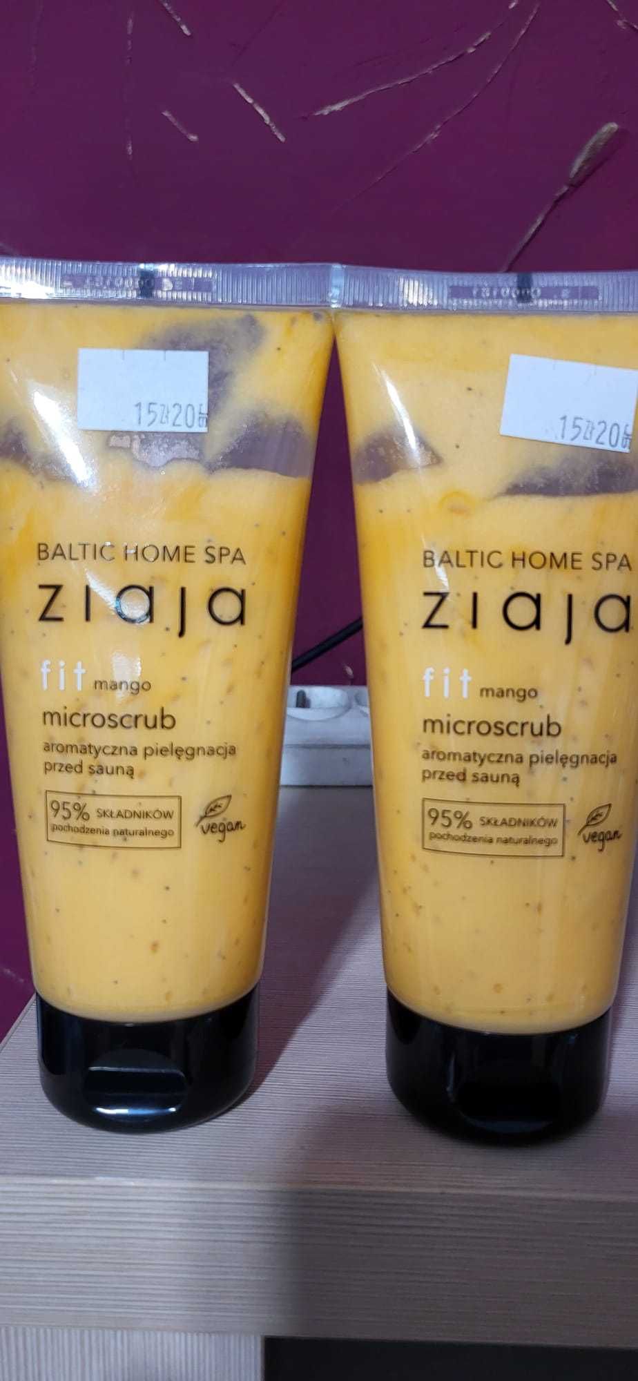 ZIAJA baltic home spa fit mango microscrub przed sauną 2 szt u tigera