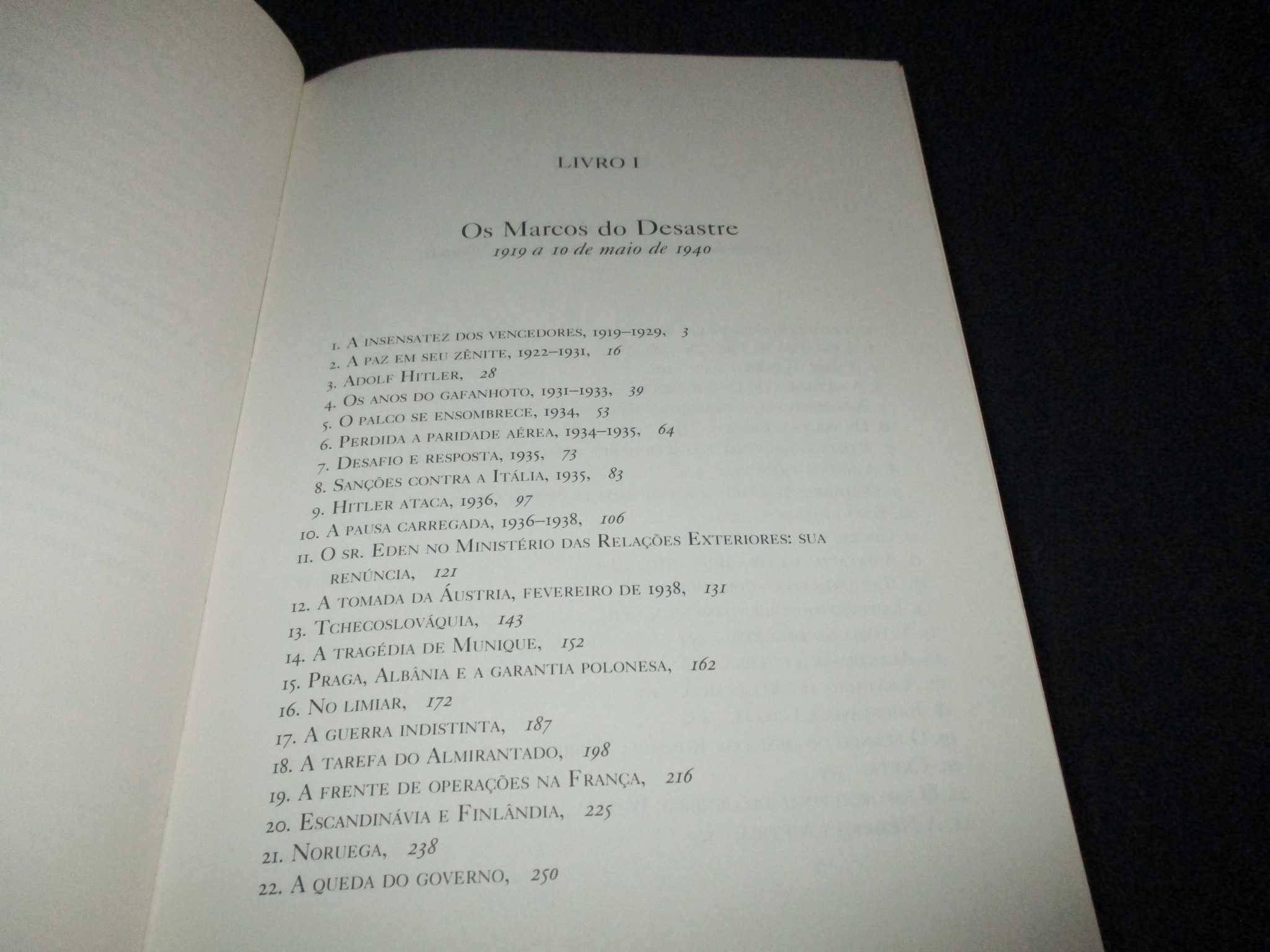 Livro Memórias da Segunda Guerra Mundial Churchill