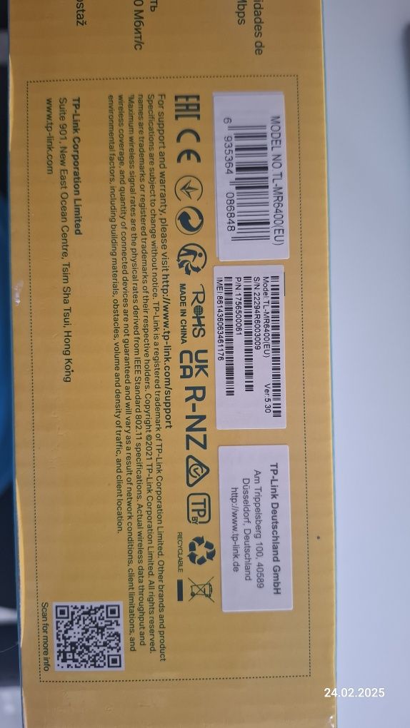 repeater wifi AC750 TP-Link Uniwersalny wzmacniacz WiFi