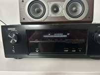 Amplituner denon z zestawem glosnikow