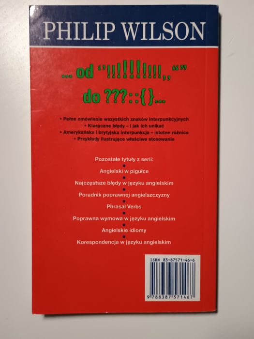 Philip Wilson Przewodnik po interpunkcji angielskiej