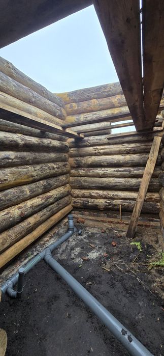 Конструкція для бані,  літній будиночок, зруб