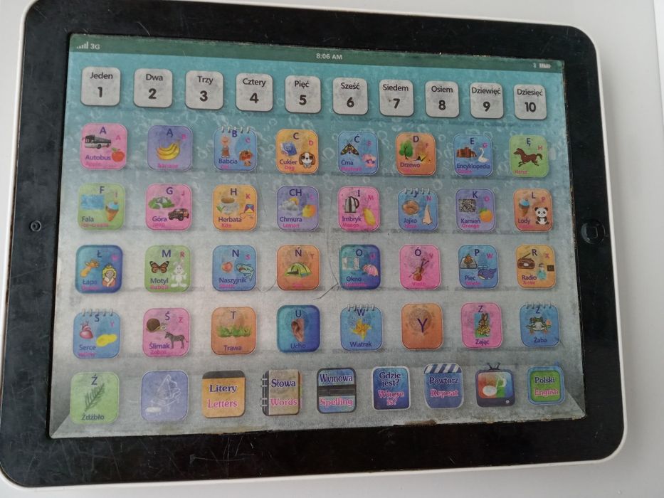 Tablet edukacyjny dla dzieci