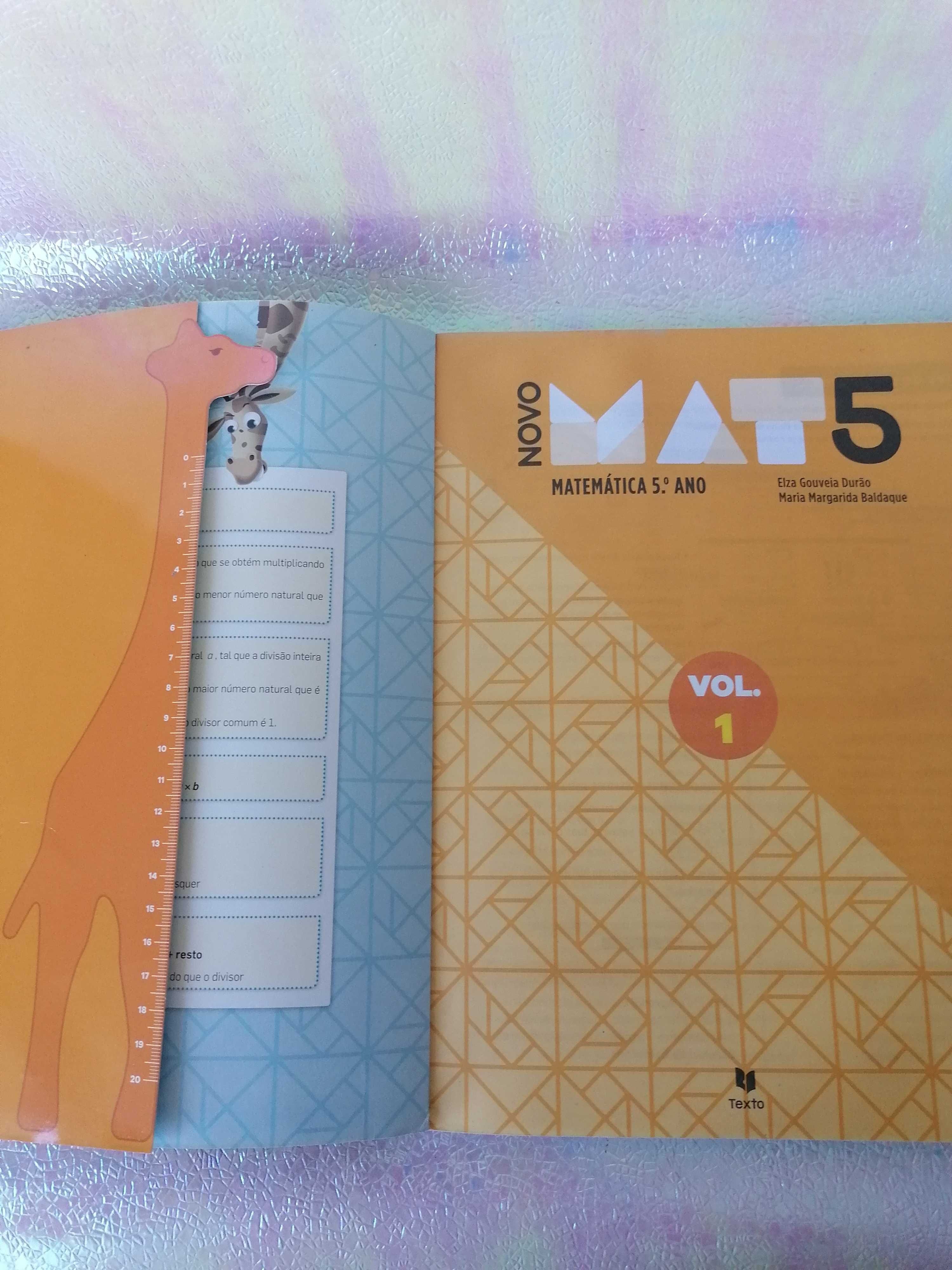 Livro de matemática 5°ano, volume 1  MAT 5
