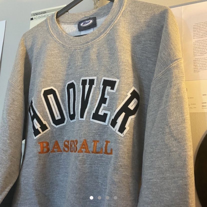 Sweatshirt VINTAGE, anos 90 hoover baseball