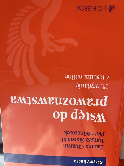 Wstęp do prawoznawstwa w 15 wydawnictwo c h beck