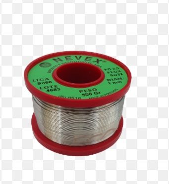 Fio de Estanho SN60 Eletr. Nevex - ø1mm 250g