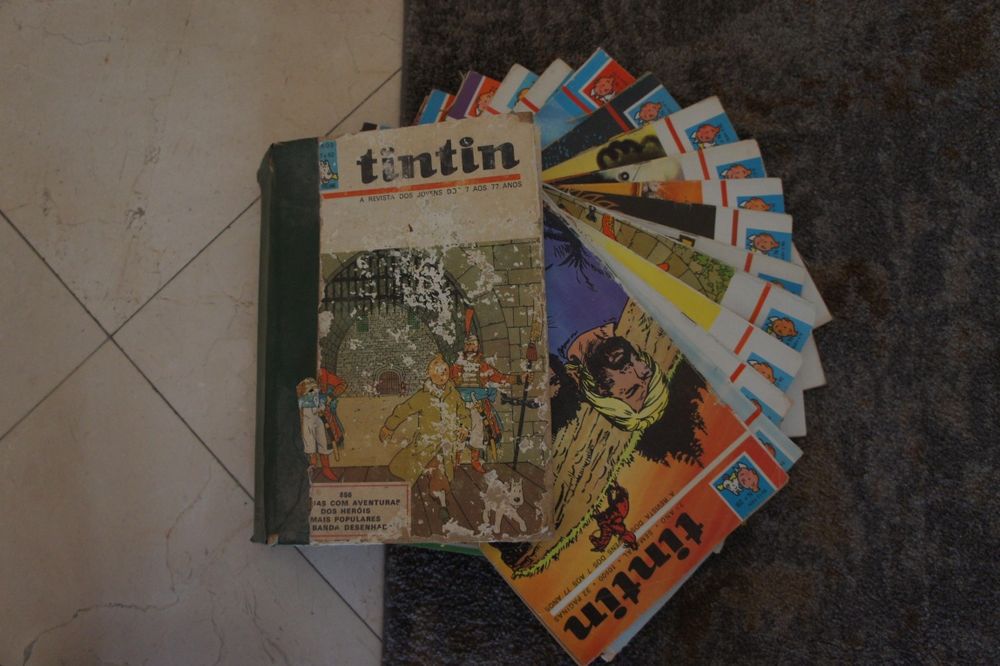 Coleção de Revistas do Tintin VINTAGE