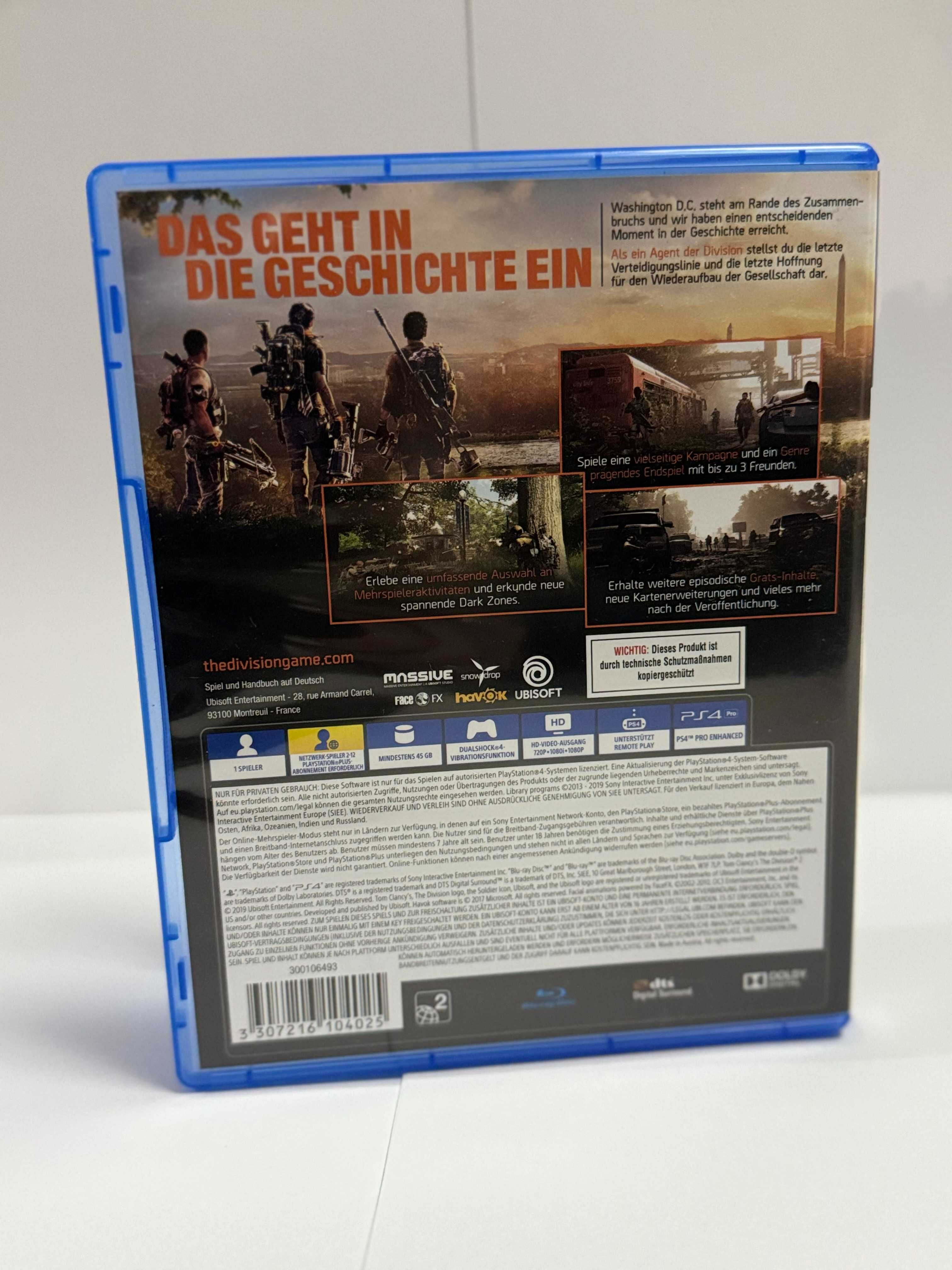 Gra Tom Clancy'S The Divison 2 Washington DC Edition na PS4, bdb stan!