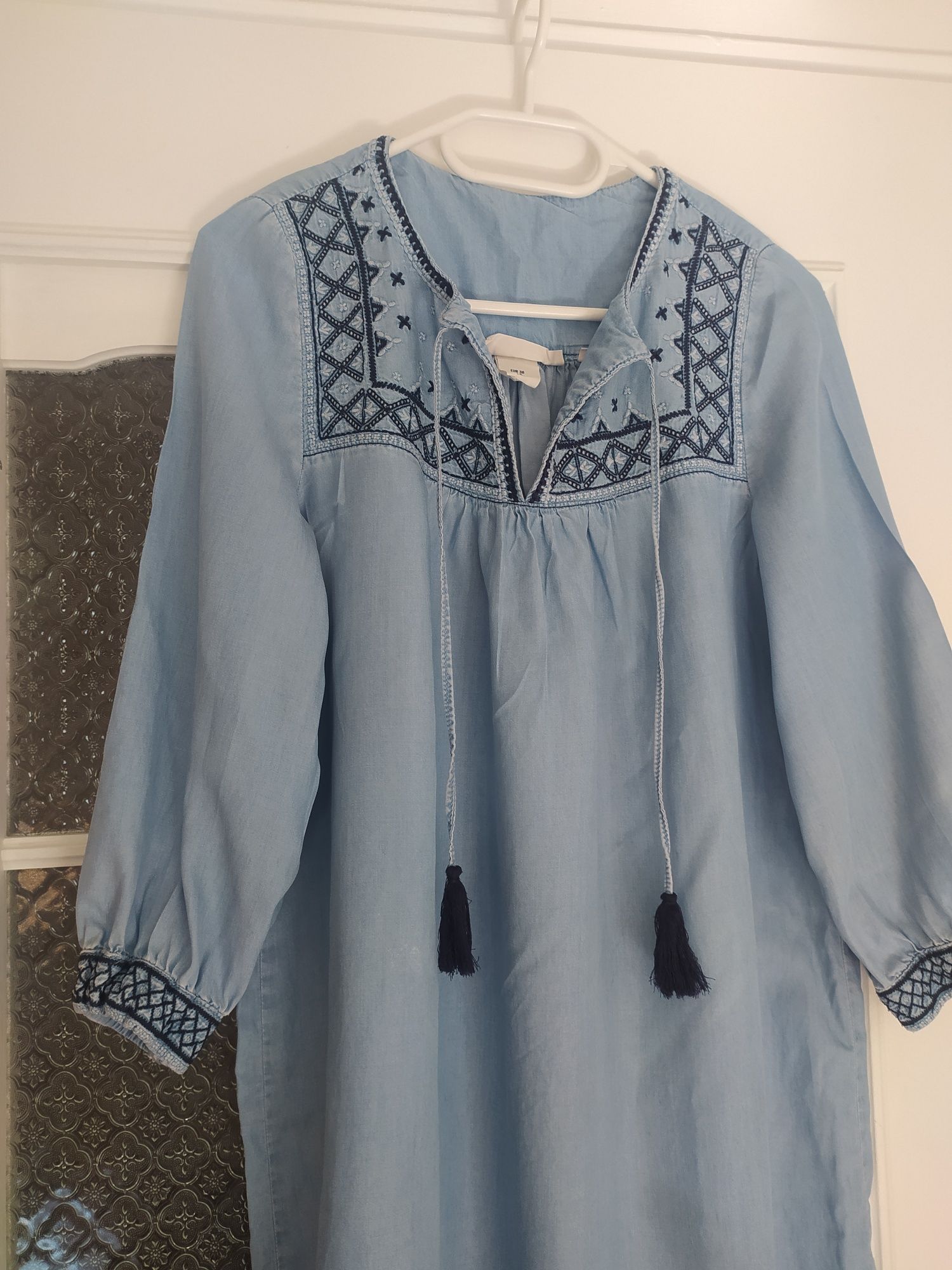 Sukienka na lato w stylu boho H&M rozm S