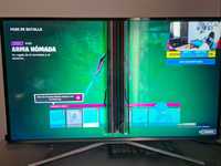 TV Samsung 4K UHD - Ecrã danificado
