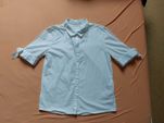 Biała bluzka z krótkim rękawem 
Reserved organic cotton rozmiar 152