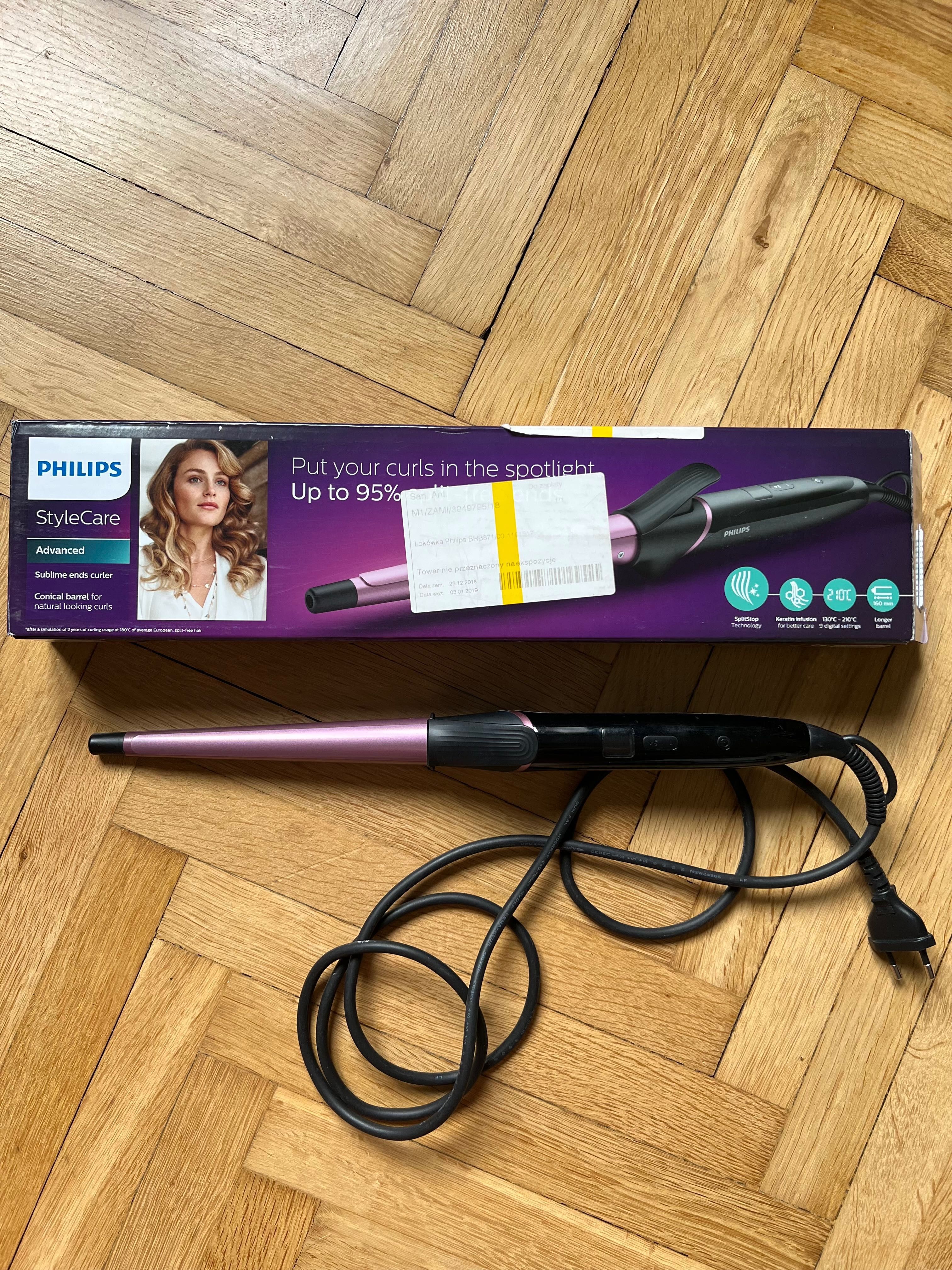 Lokówka stożkowa sublime ends StyleCare Philips