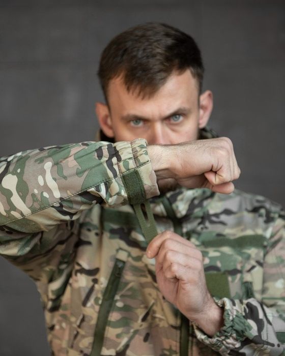 Костюм тактичний Мультикам soft shell mtk куртка та штани на осінь