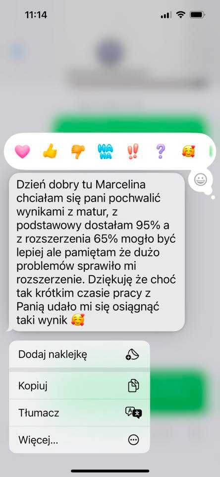 Matura 2025 z języka angielskiego 100% zdawalności!