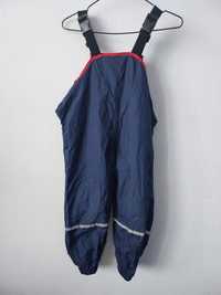 Granatowe spodnie od kombinezonu przeciwdeszczowe rozmiar 104cm/4lata