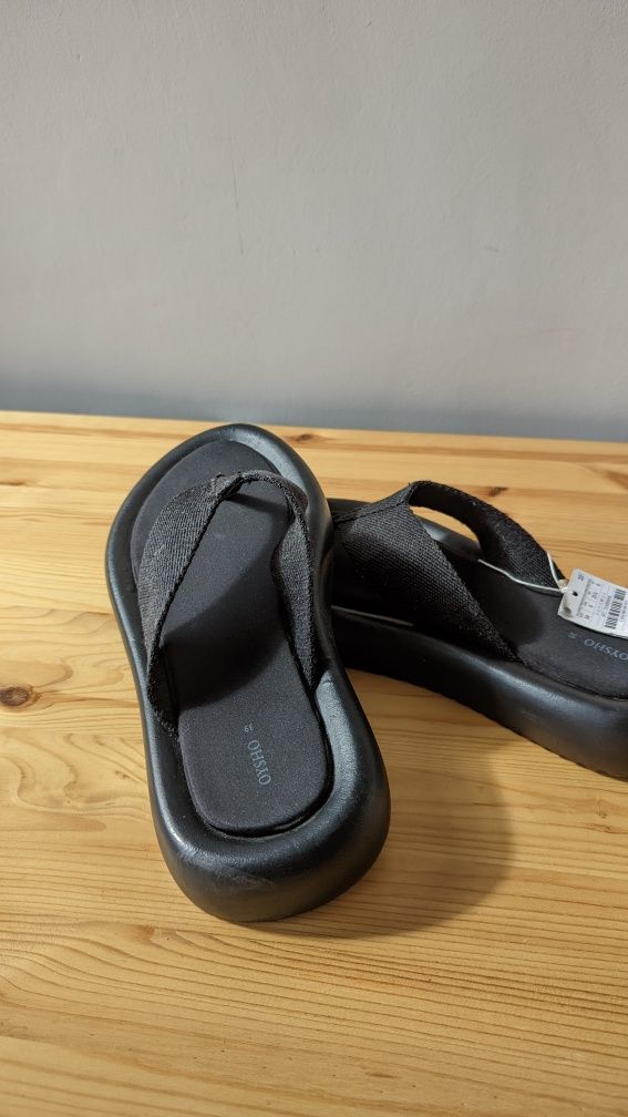 OYSHO шльопанці, flip flops, капці, тапочки, в'єтнамки, сланці 39 р