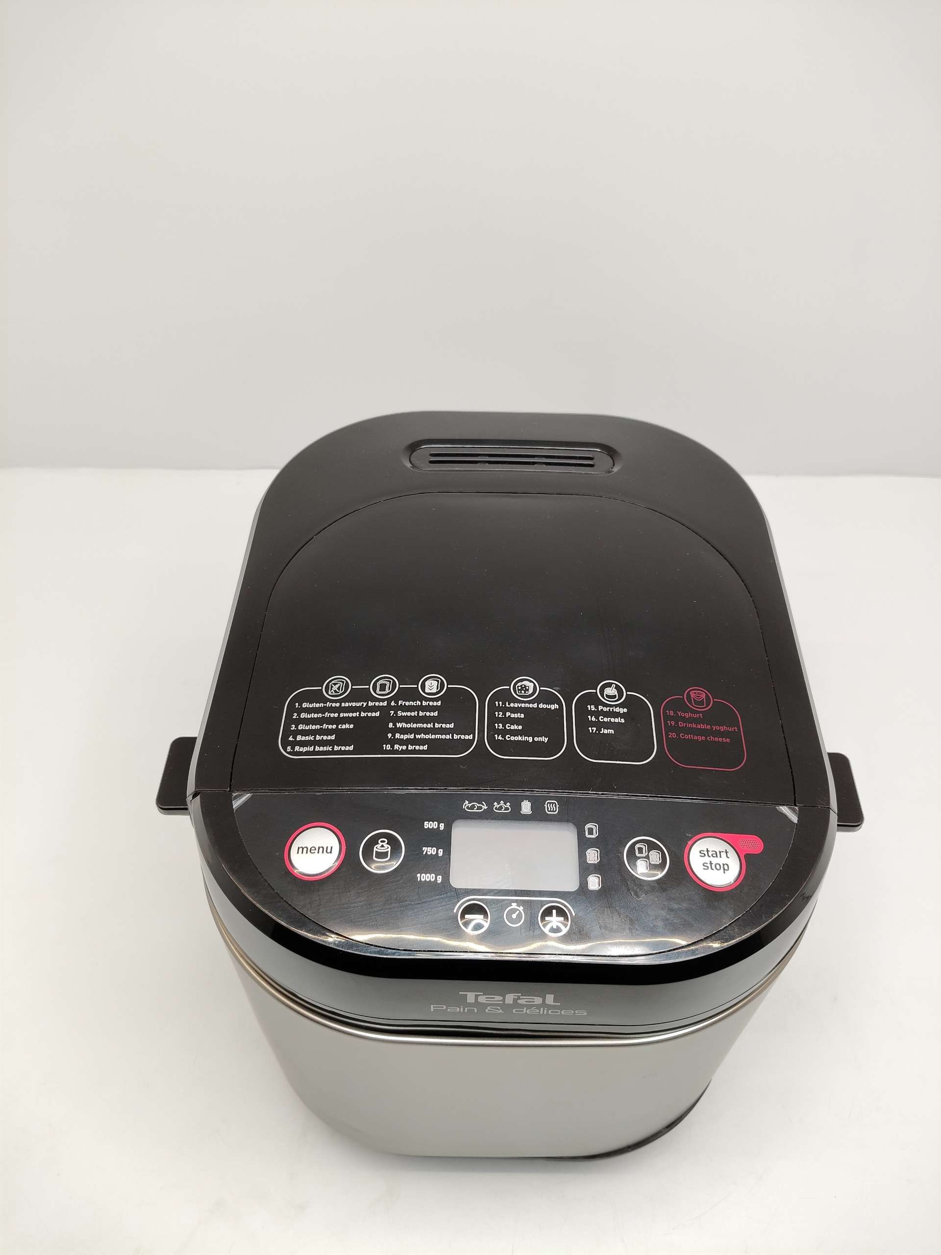 Wypiekacz do chleba Tefal PF240E38 srebrny/szary 700 W,  20 Programów