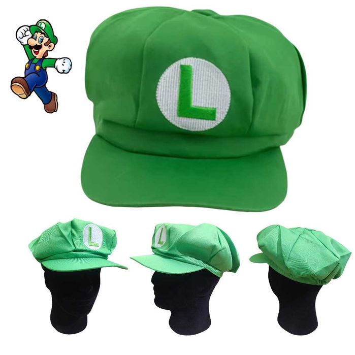 Nowa ośmiokątna czapka Super Mario Bros. Luigi's