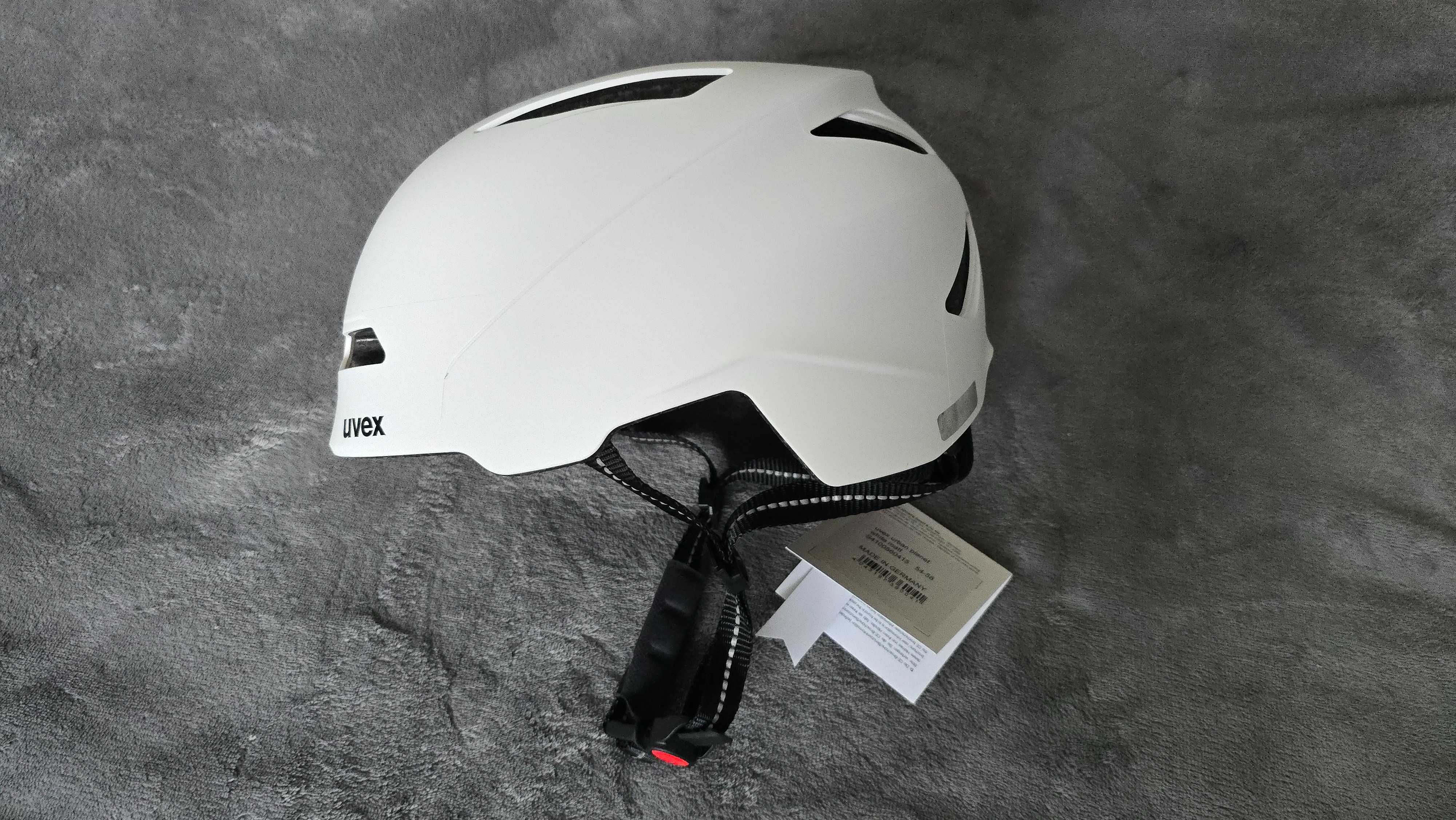Kask rowerowy MTB miejski Uvex Urban Planet 54-58cm white matt