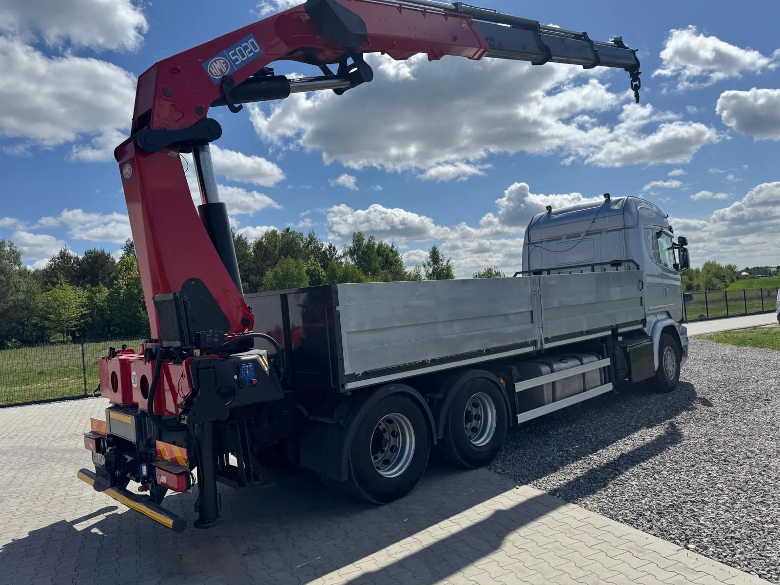 Scania R580  Żuraw hmf 50 tm, 2017r