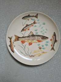 Chodzież talerz talerzyk ryby prl ceramika