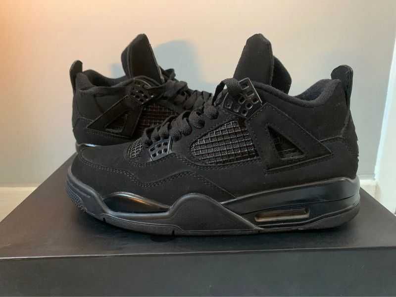 Nike Air Jordan 4 Retro Black Eu 44