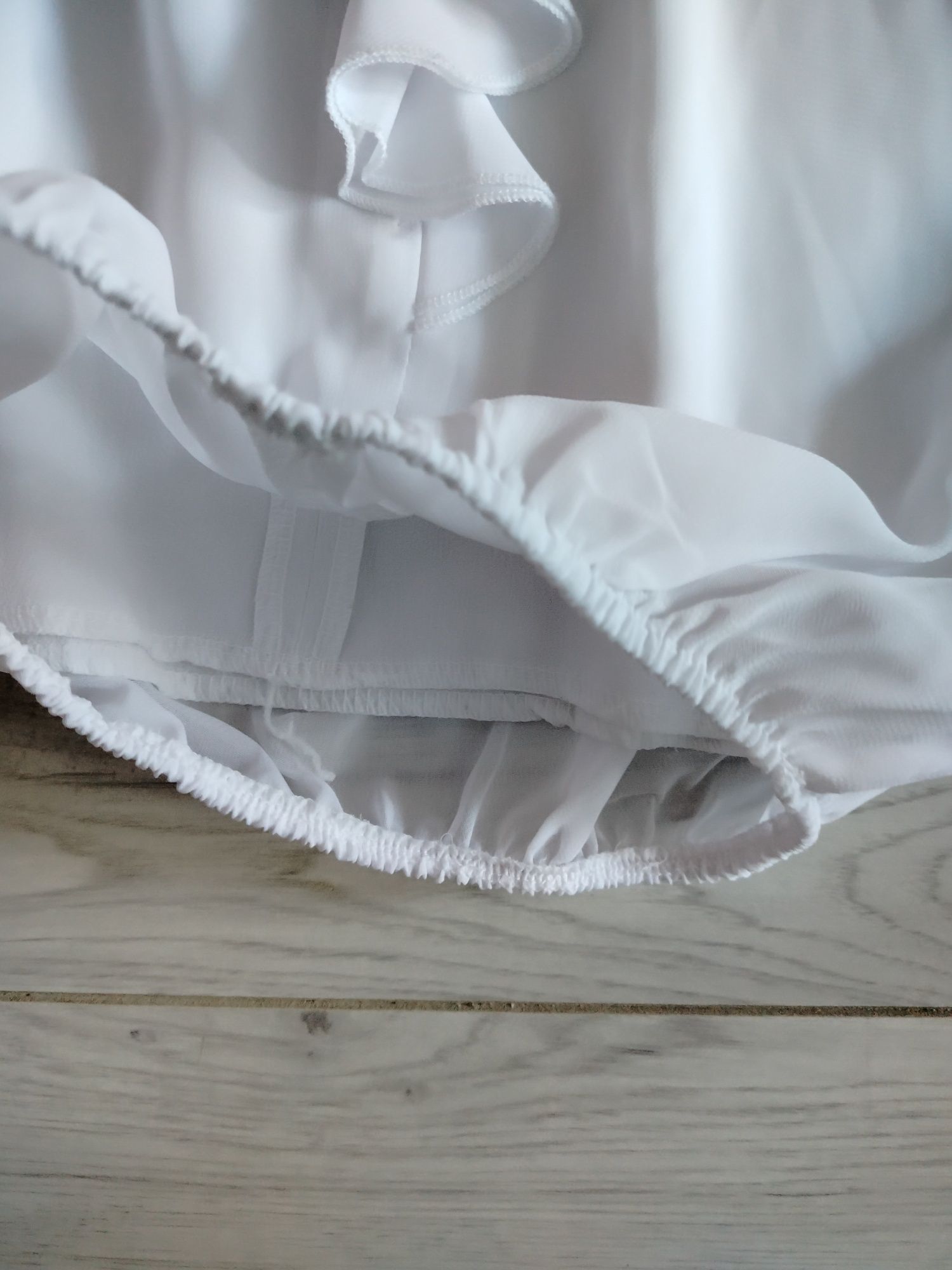 Biała koszula elegancka anbor 128cm zakończenie rozpoczęcie świąteczna