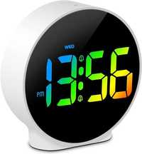 Kolorowy budzik Funkcja pamięci zegara na biurko 12 24H LED Deeyaple