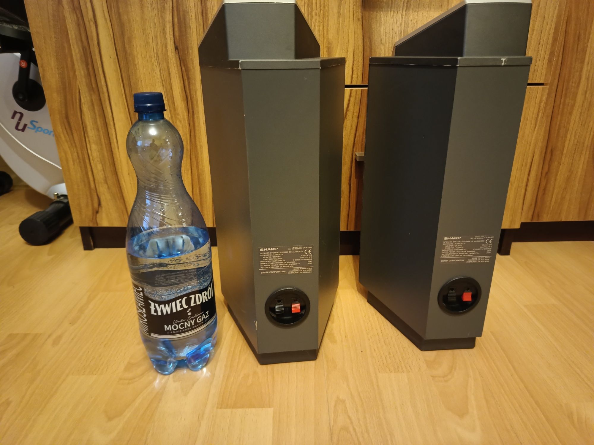 Niewielkie fikuśne monitory firmy Sharp model CP-NH10H