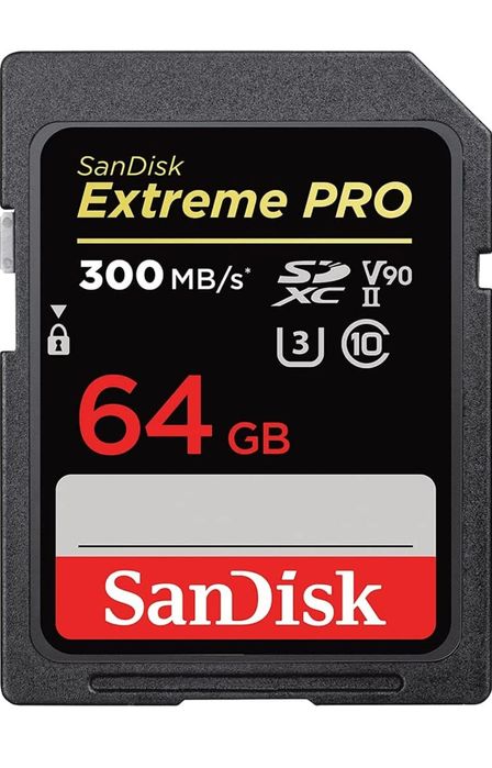 Karta SanDisk extreme pro Sdxc 64GB - 300MB/s V90 uhs-II