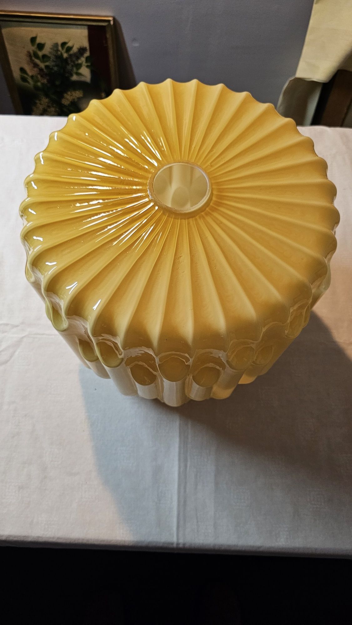 Stary klosz do lampy art deco