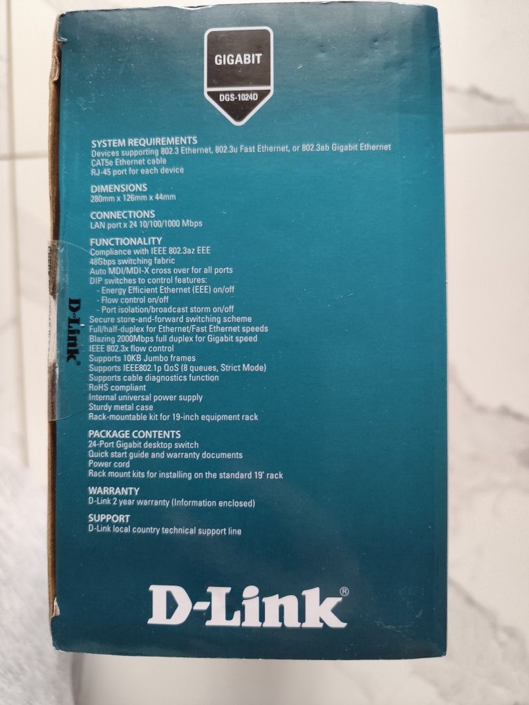 Комутатор D-LINK DES-1024D